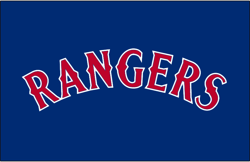 Texas Rangers 1994-2000 Jersey Logo iron on transfers for clothing version 2